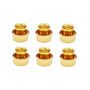 Brass Traditional Kumbakonam Coffee Dabara Set ( 150ml-200ml ) - Pack of 6 Each