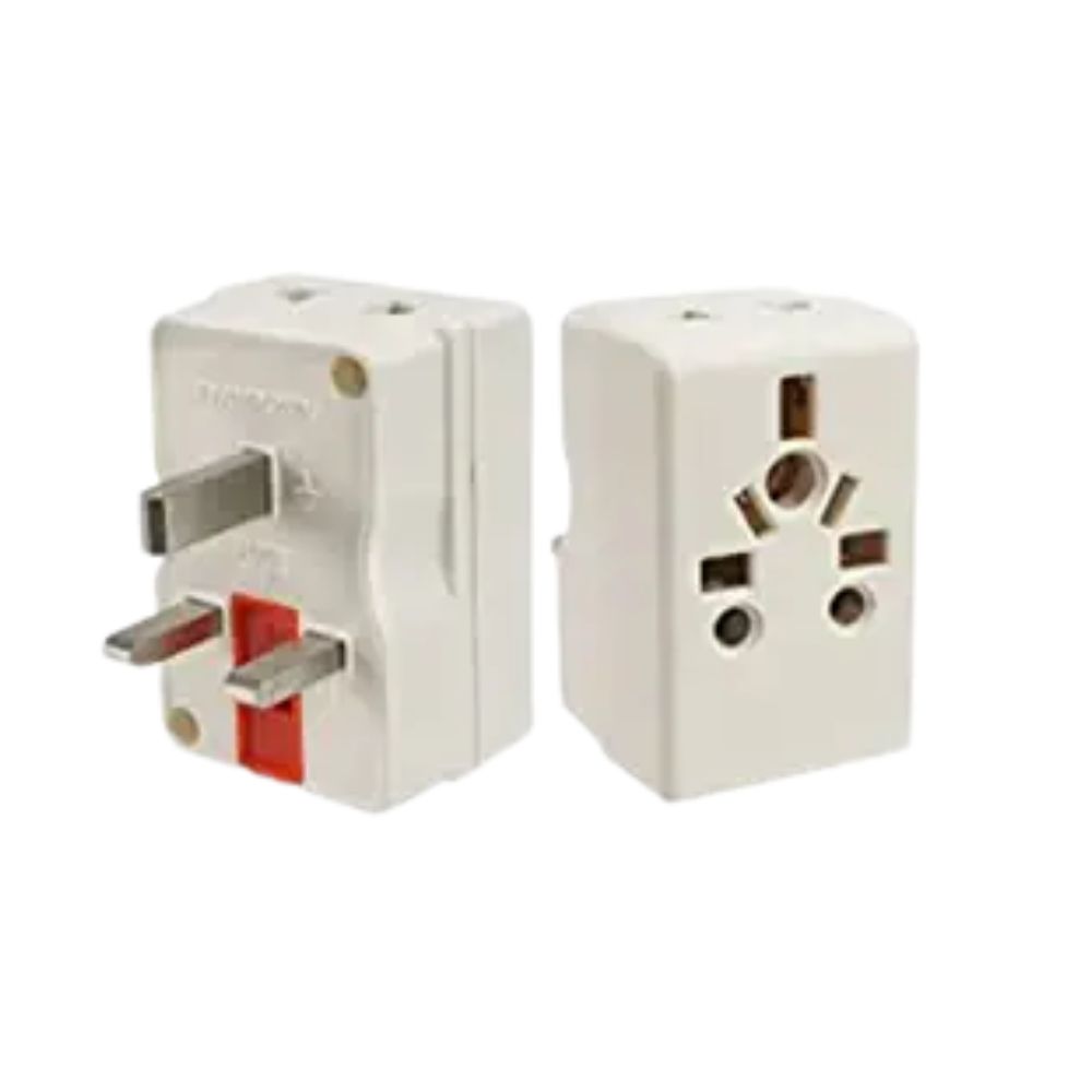 Type Flat Pin Type-G Multi-plug Conversion Adapter Convert Type-D